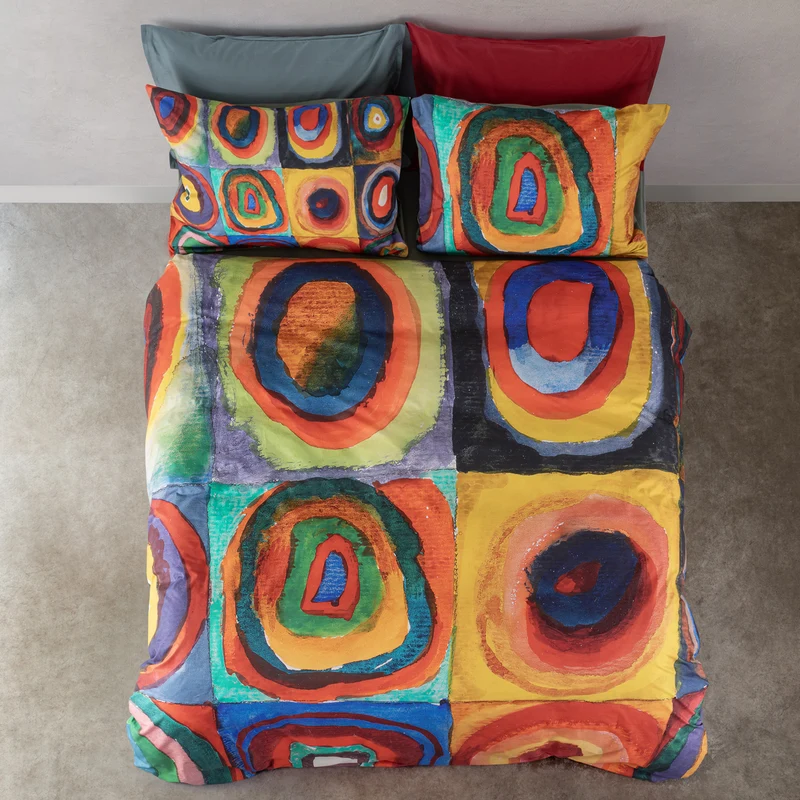 Parure Copripiumino ''Studio sul Colore'' KANDINSKY