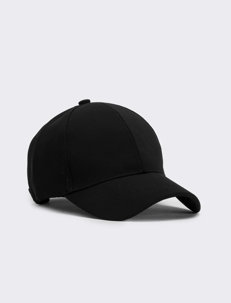 Baseball nylon liscio uomo - Nero