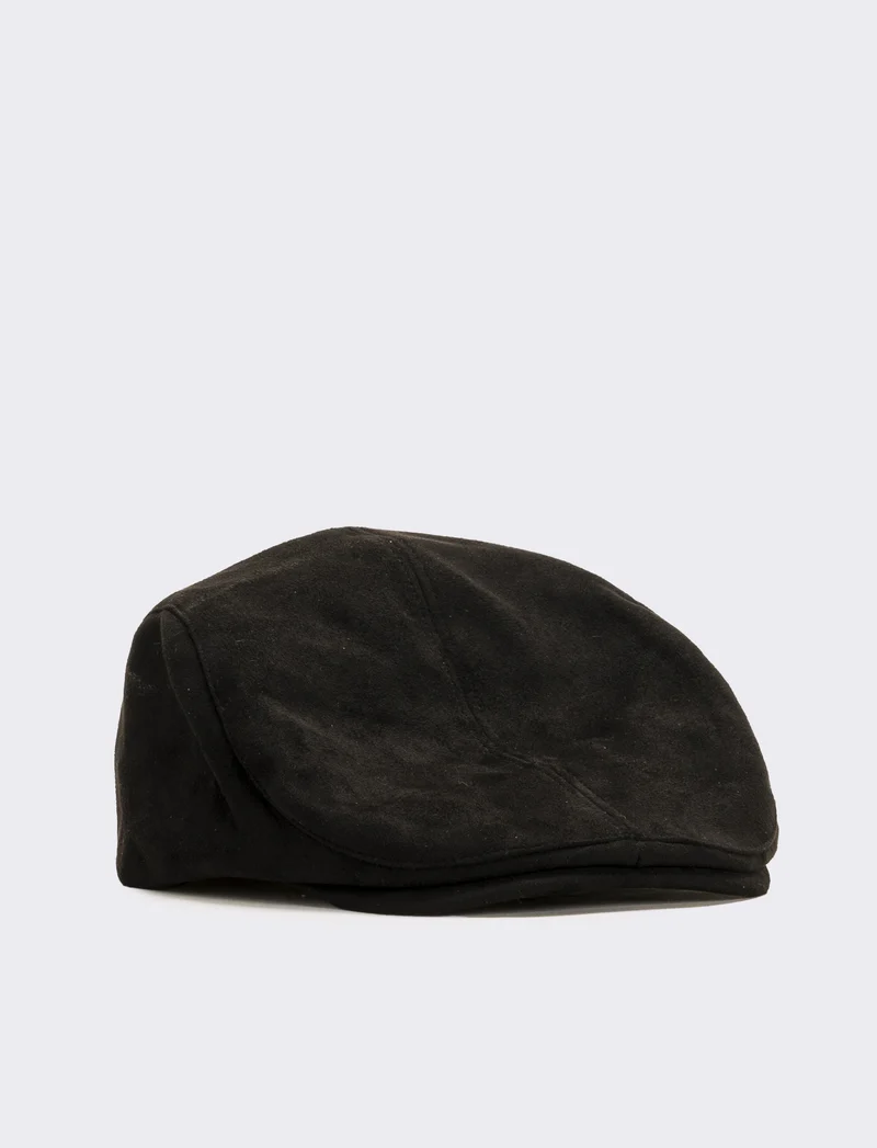Coppola uomo in suede - Nero