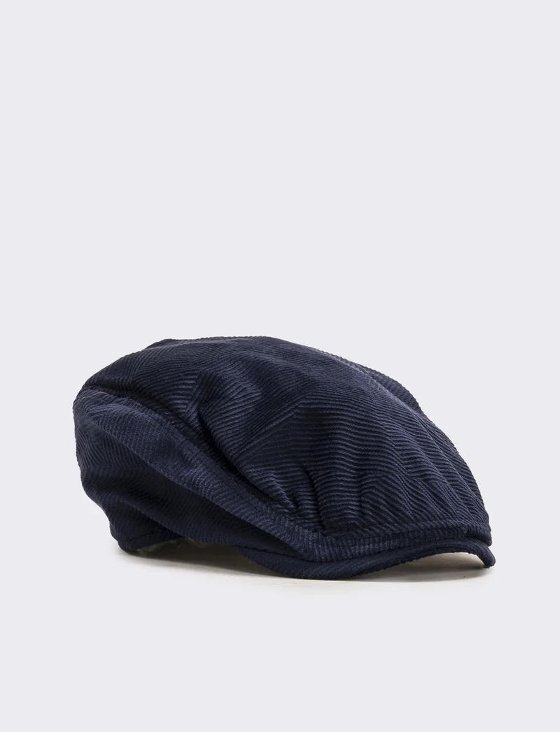 Cappello coppola in velluto uomo - Blu
