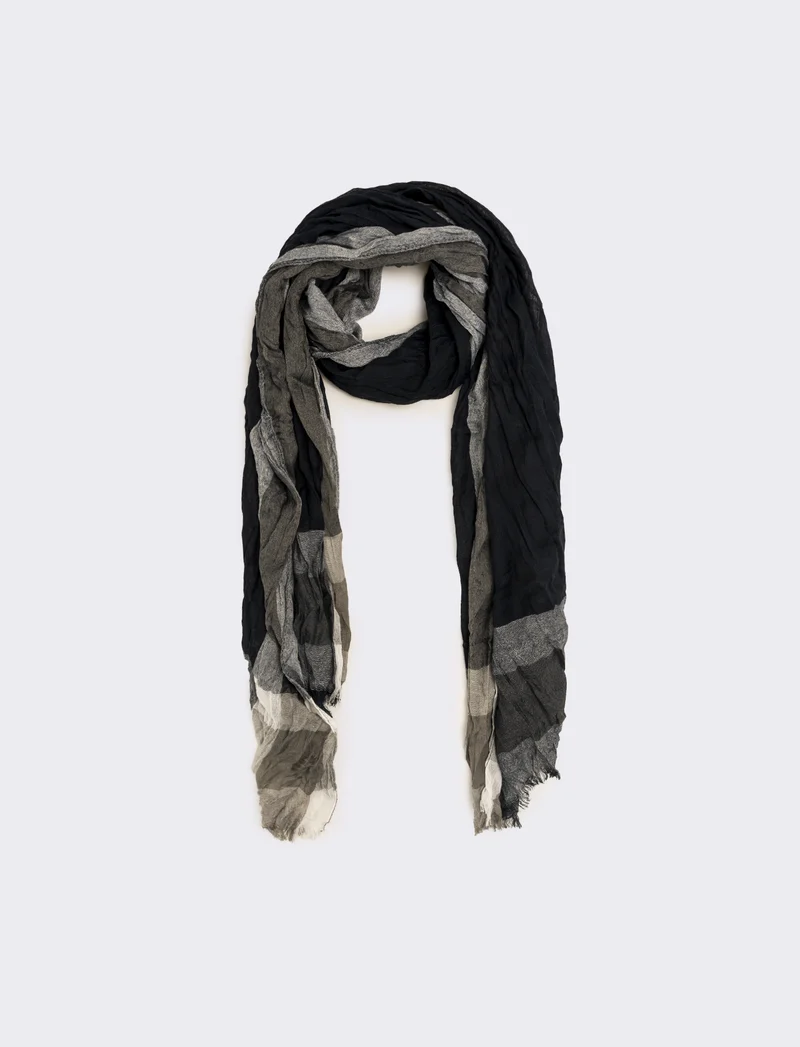 Foulard uomo a quadroni - Blu