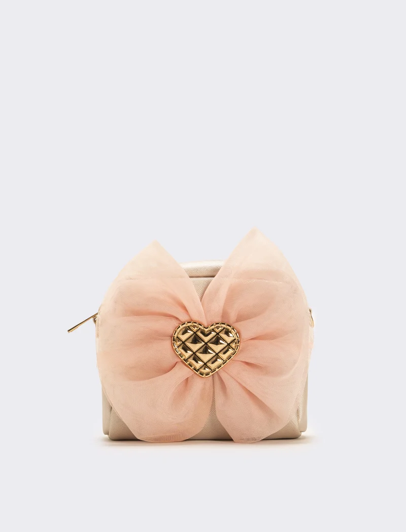 Borsa bambina tracolla con fiocco - Rosa