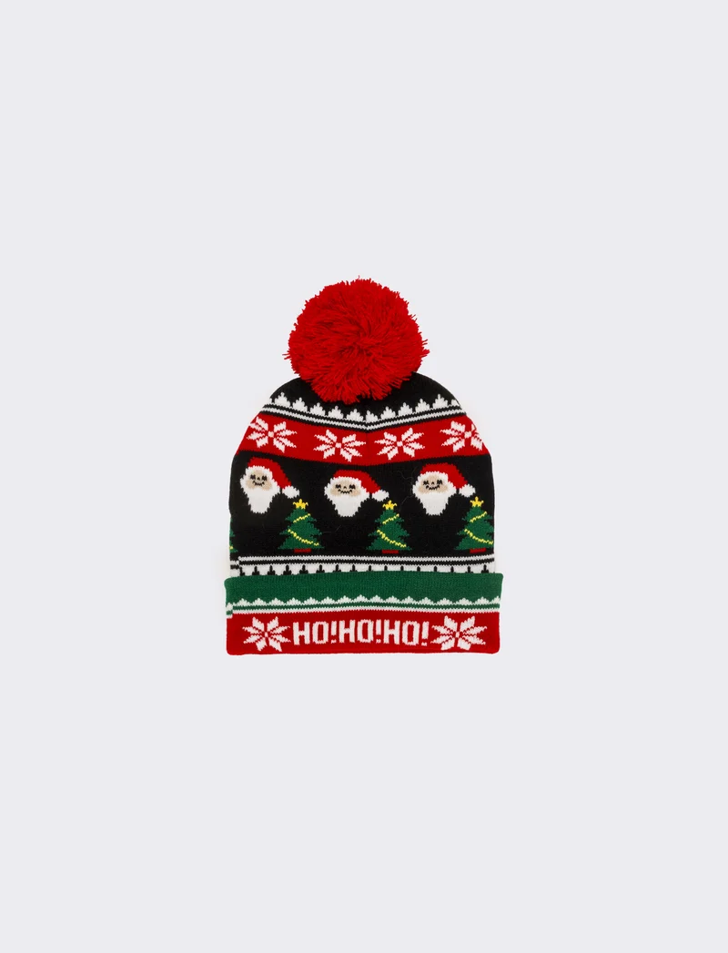 Cappello bambino soggetti natalizi - Verde