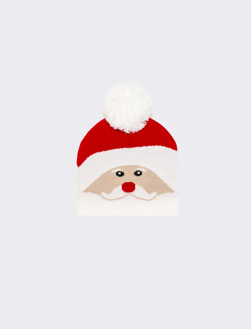 Cappello bambino soggetti natalizi - Bianco