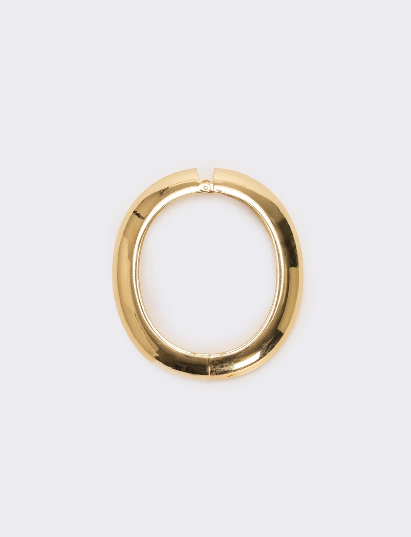 Bracciale rigido liscio - Oro