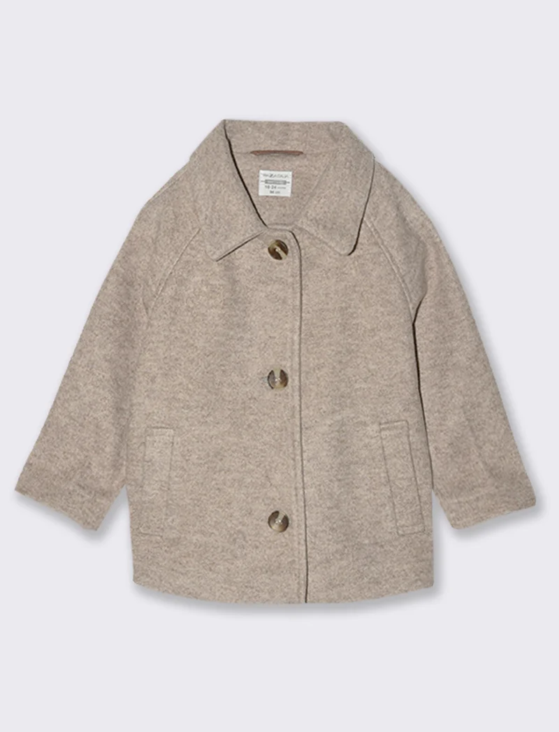 Cappotto modello scampanato - Beige