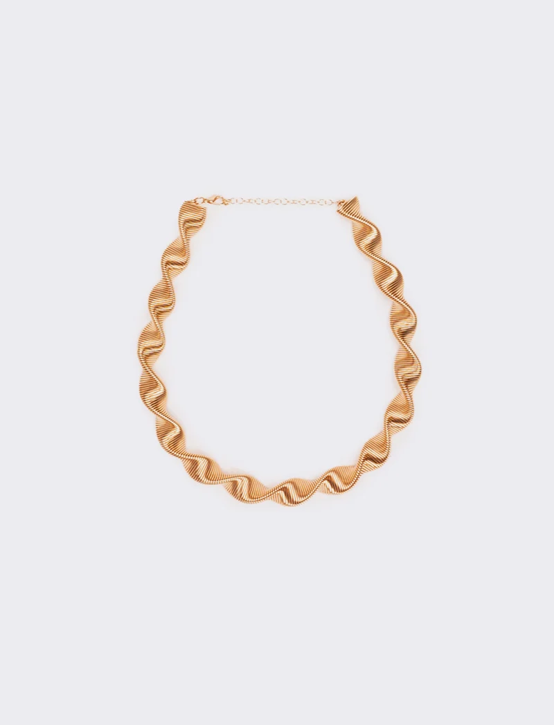 Collana torciglione snake - Oro rosa