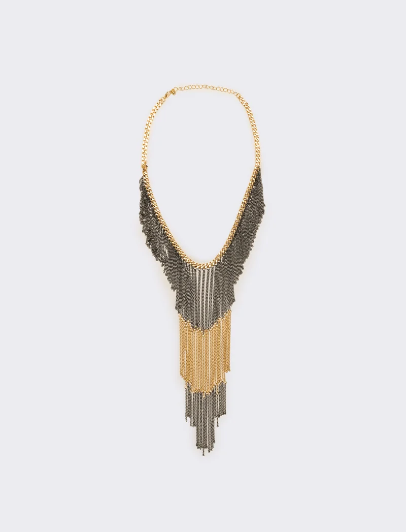 Collana catenine a cascata - Oro