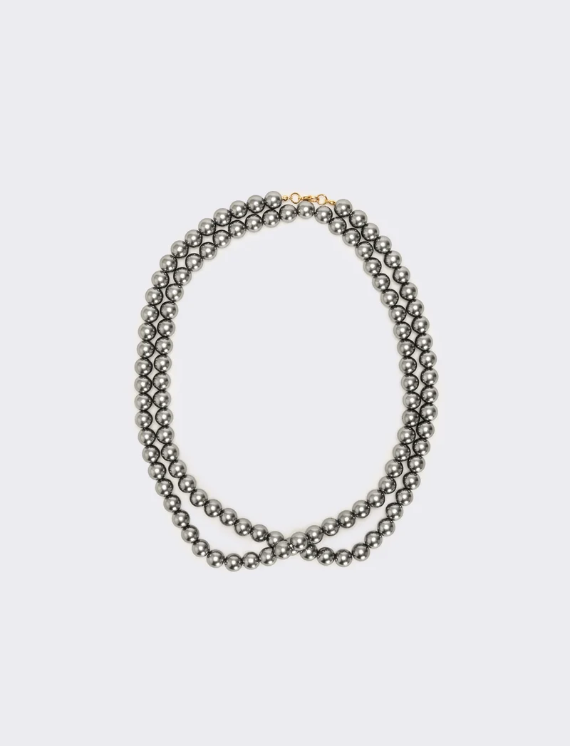 Collana charleston 12mm - Grigio