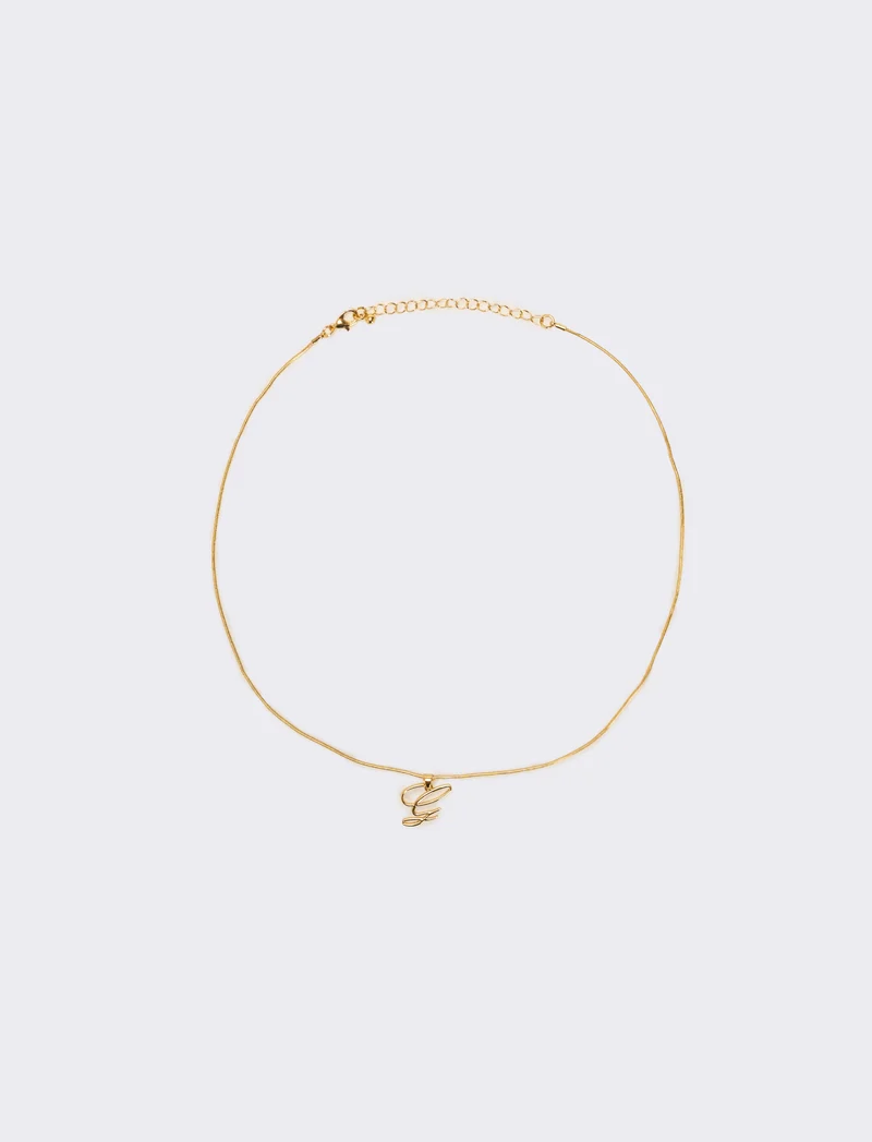 Collana letterina intercambiabile - Var 4