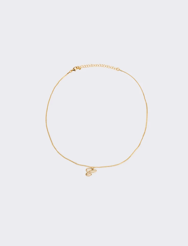 Collana letterina intercambiabile - var 2