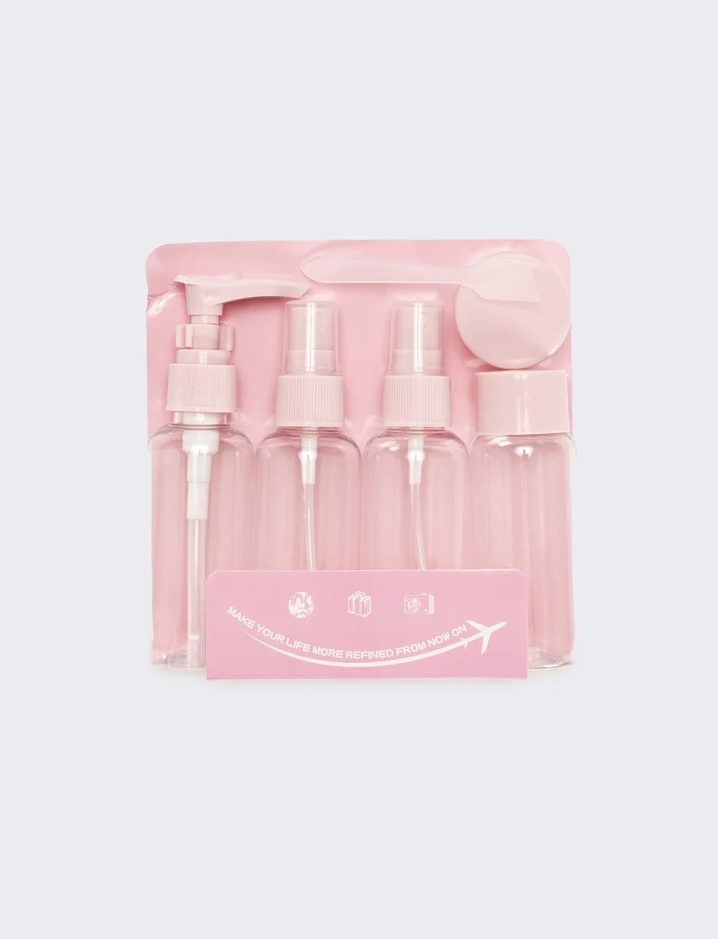 Set dispenser da viaggio - Rosa