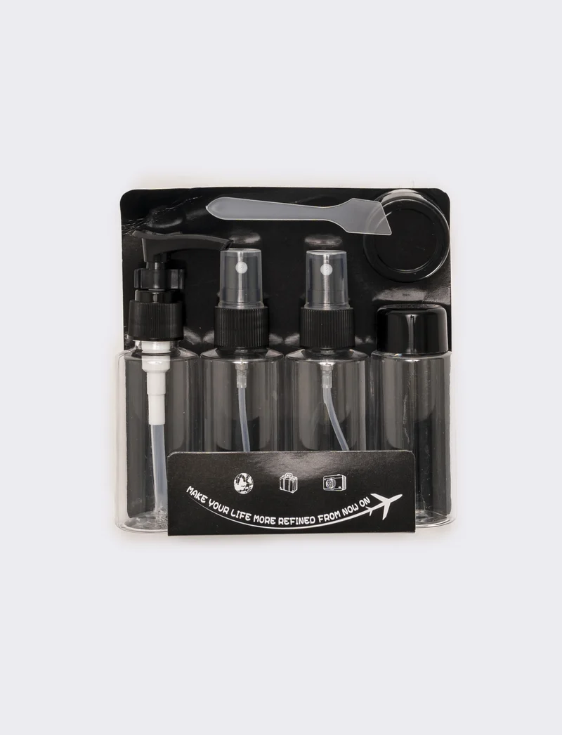 Set dispenser da viaggio - Nero