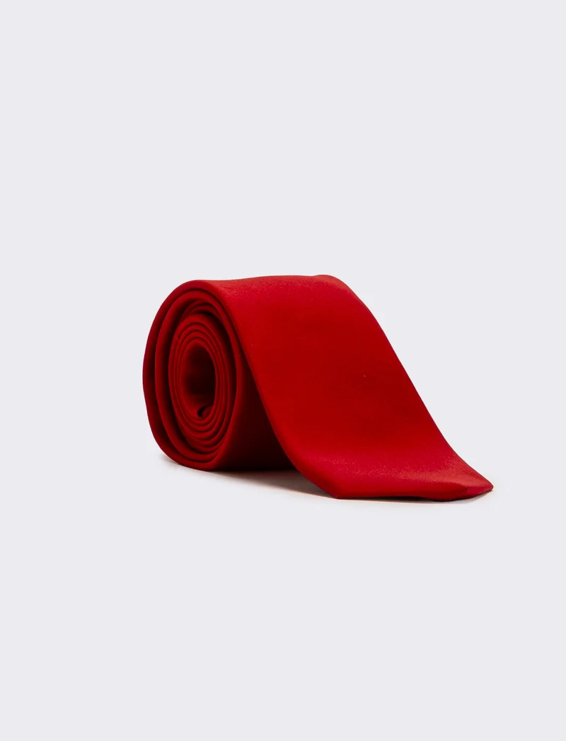 Cravatta e papillon uomo natale - Rosso