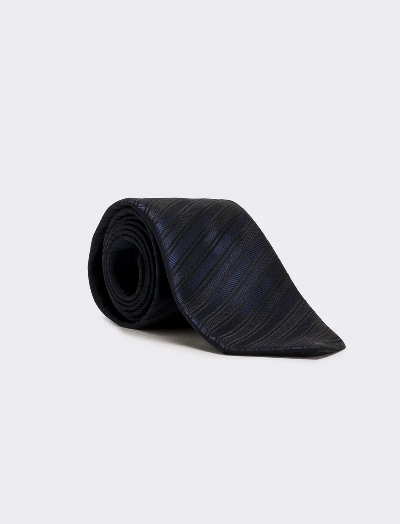 Cravatta uomo cerimonia 8cm - Blu
