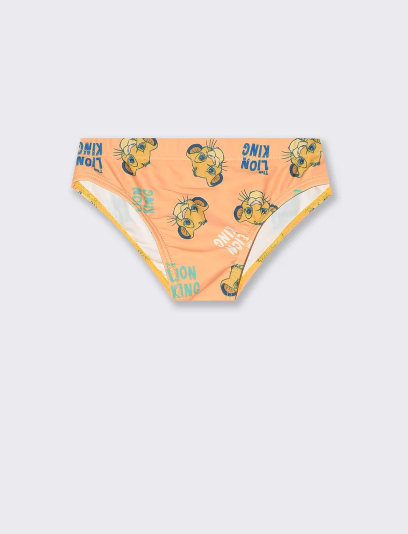 Costumino slip Re Leone da neonato - Arancio
