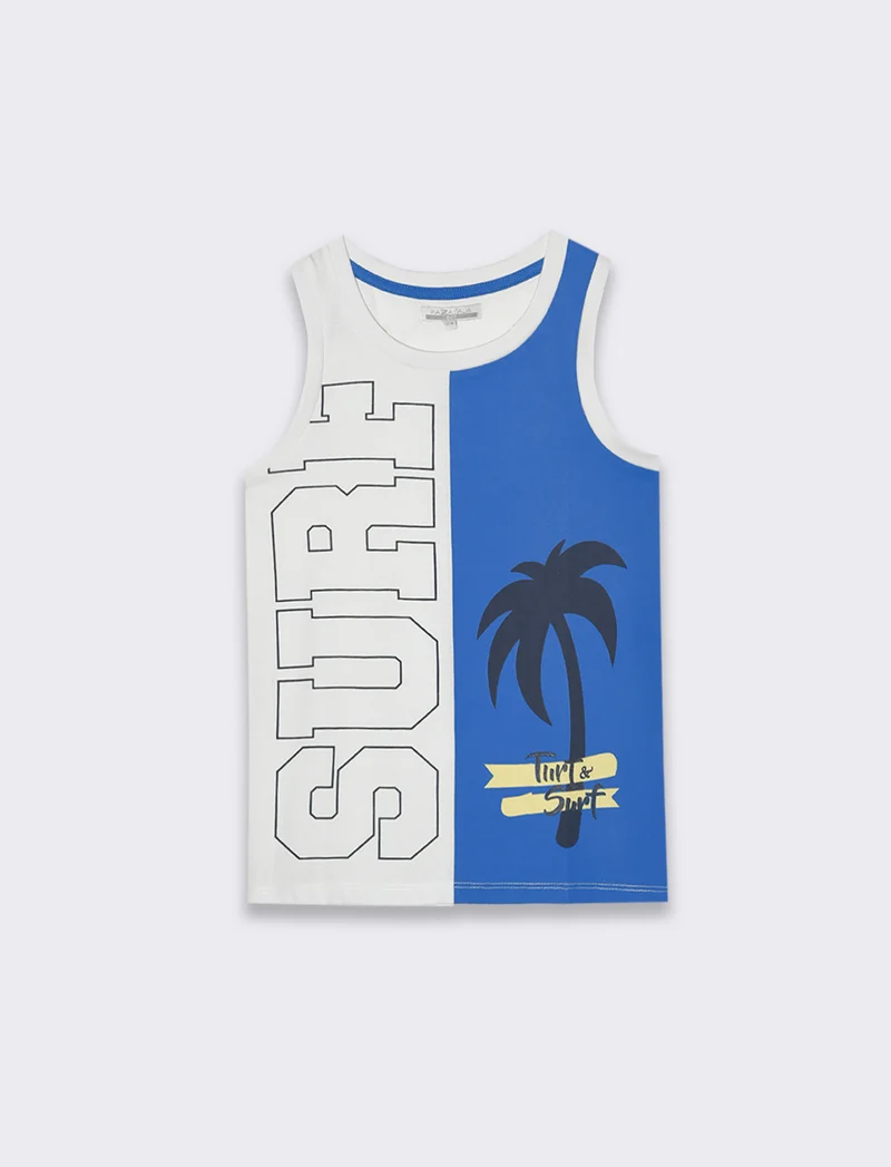 Canotta SURF da bambino - Bianco