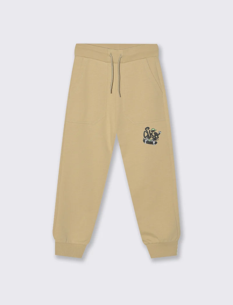 JOGGER CON TASCHE - Beige