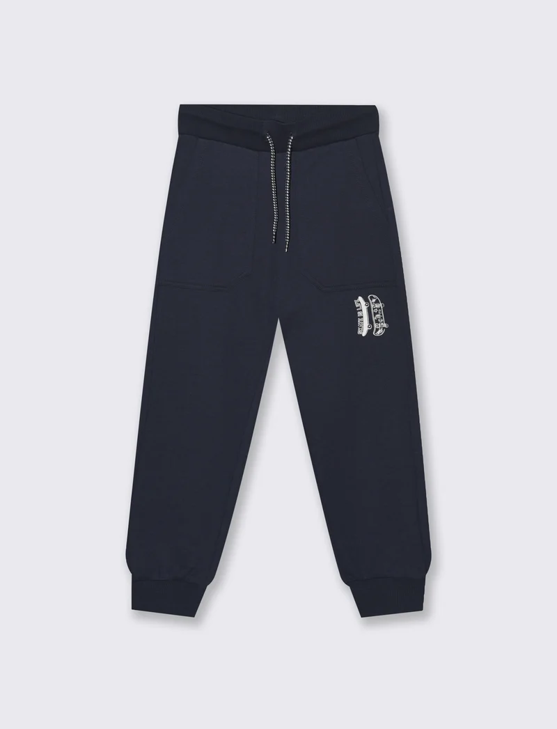 JOGGER CON TASCHE - Blu