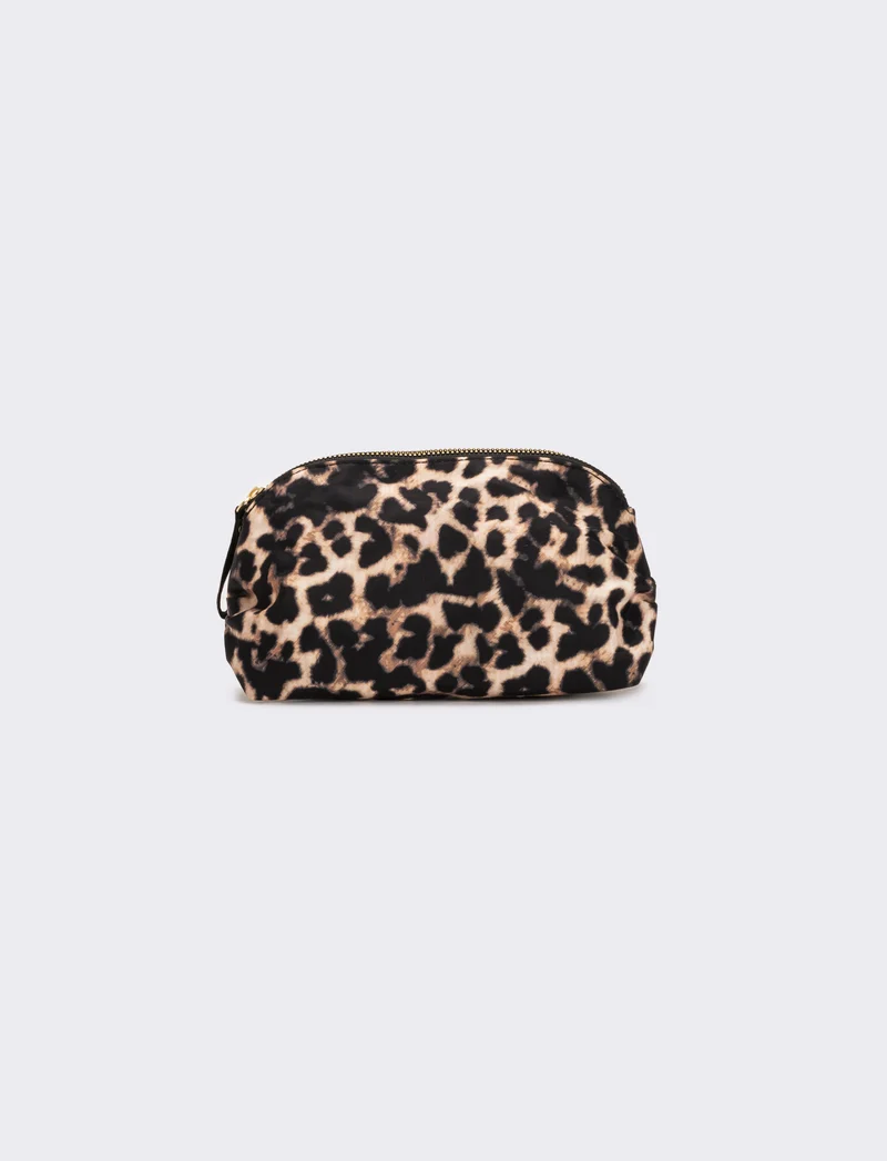Pochette donna in nylon - Leopardato