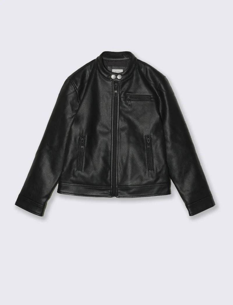 GIUBBOTTO BIKER - Nero