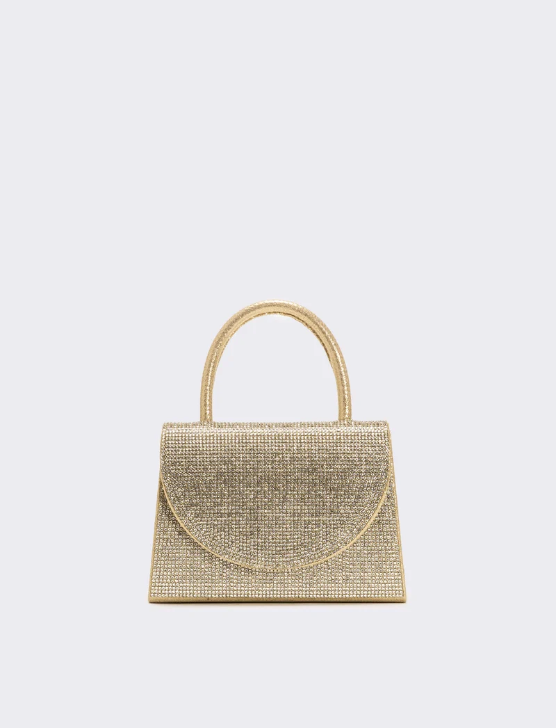 Borsa party donna con strass - Oro