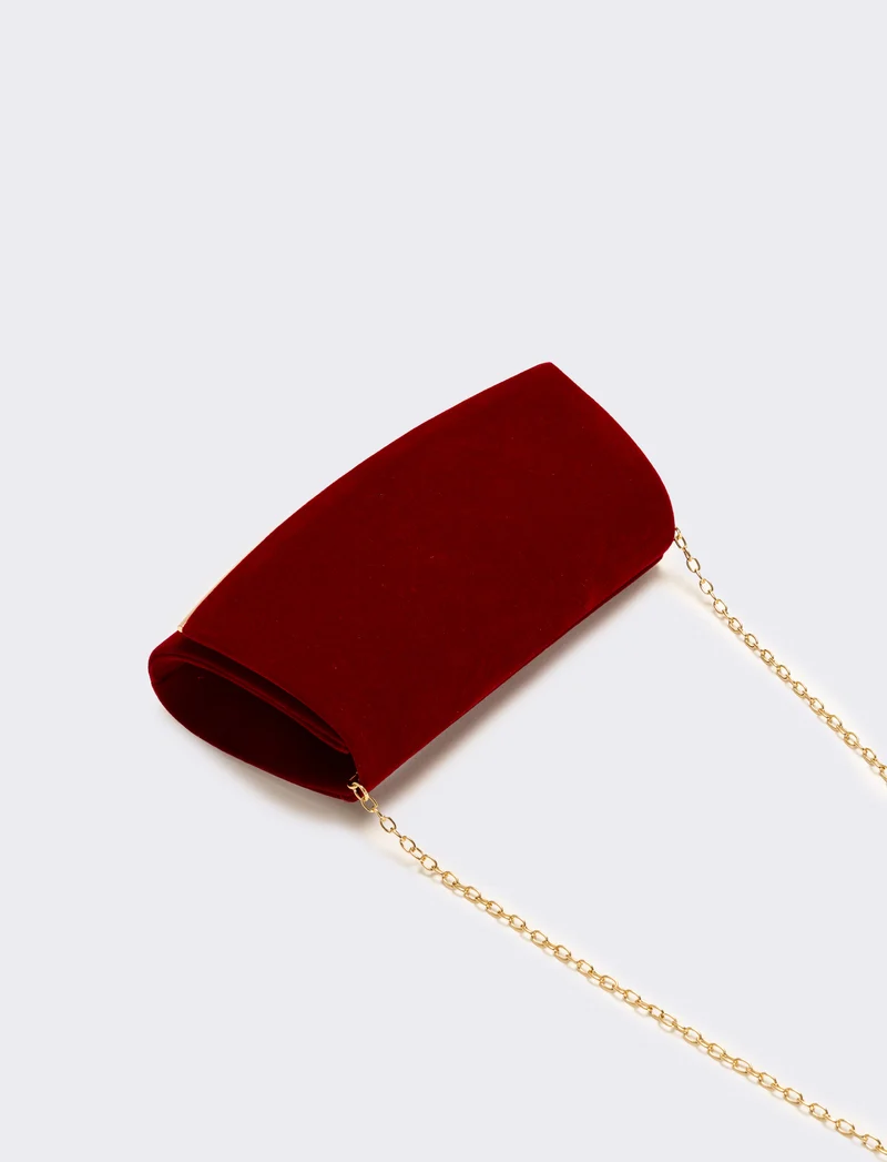 Borsa donna pochette party - Bordeaux