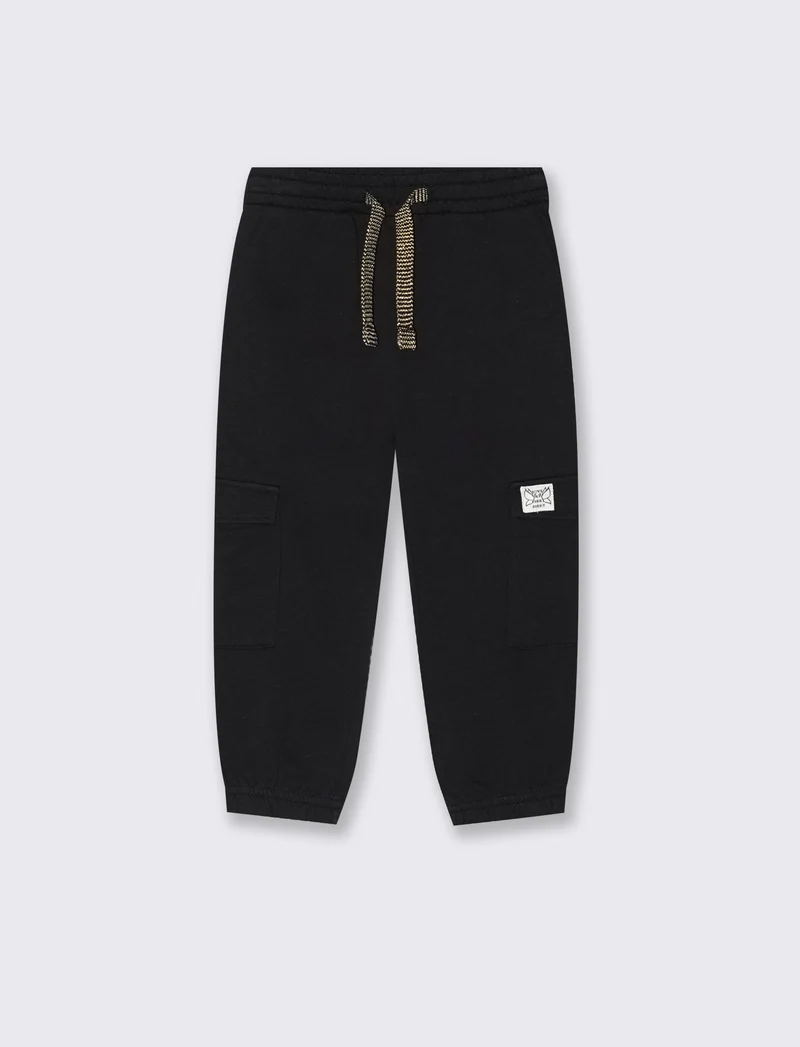 PANTALONI CON TASCONI - Nero