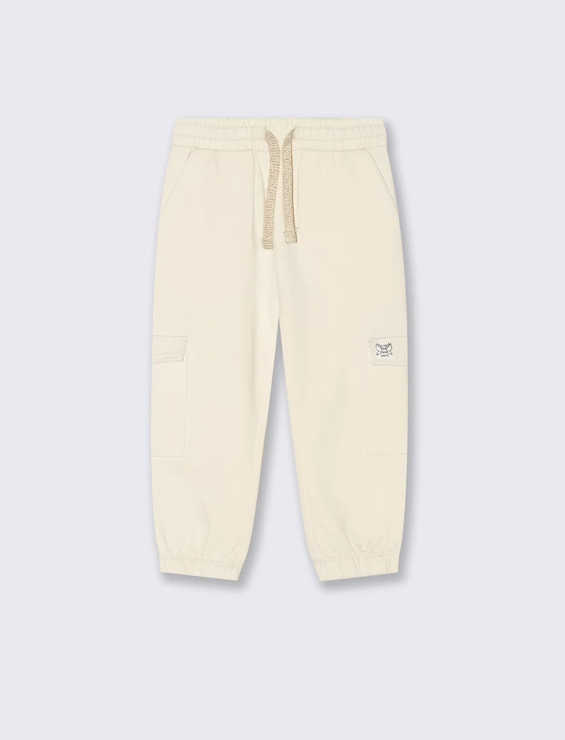 PANTALONI CON TASCONI - Beige