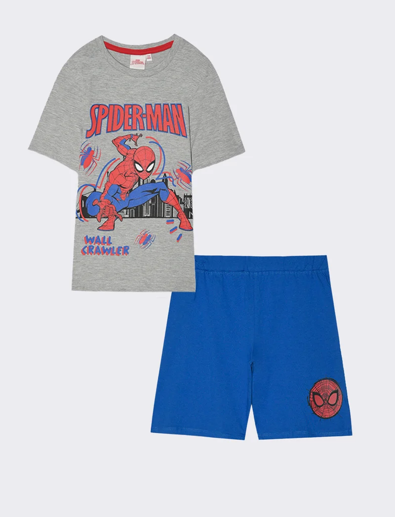 Completo Spider-man da bambino - Grigio mel.