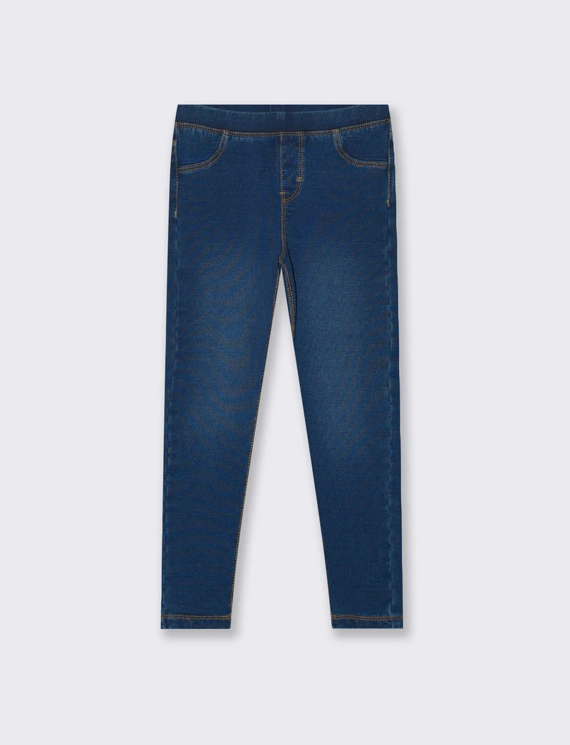 Leggings effetto denim. - DENIM SCURO