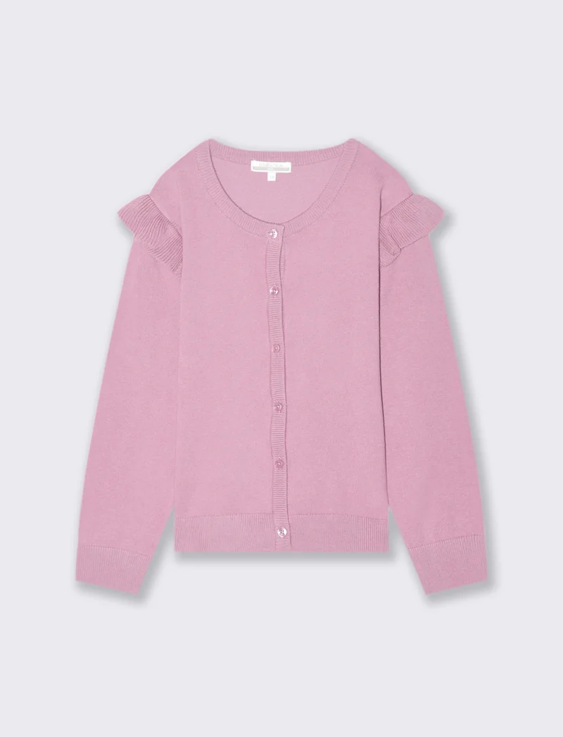Cardigan da bambina - Rosa