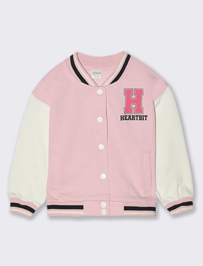 Giacca stile college - Rosa