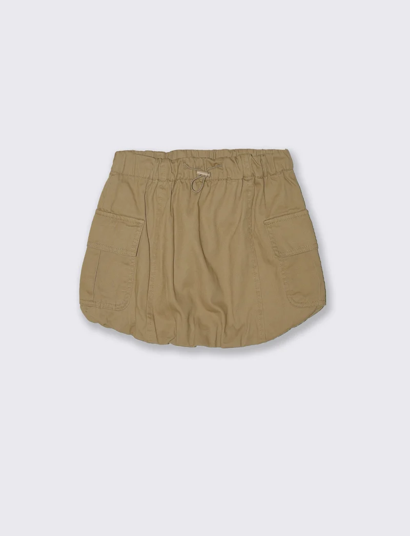 Gonna a palloncino - Beige biscotto