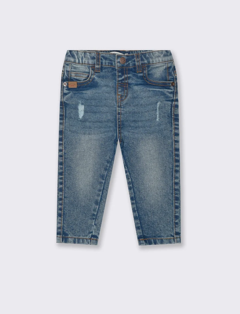 Jeans con patch - Denim