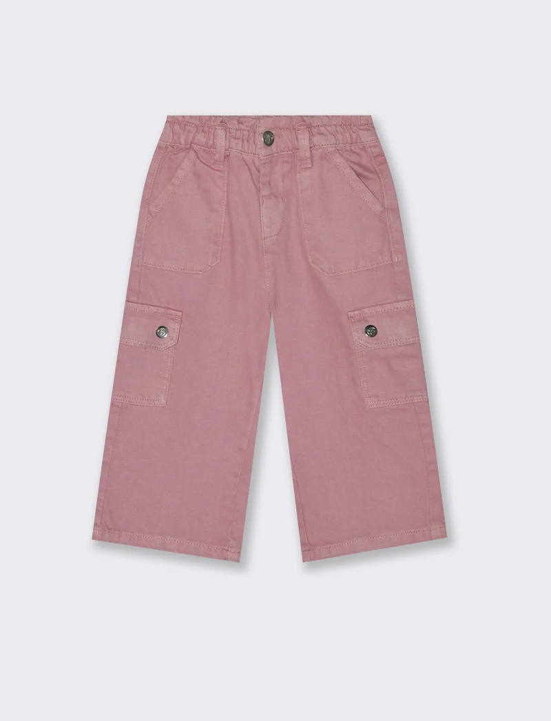 PANTALONI CON TASCONI - Rosa