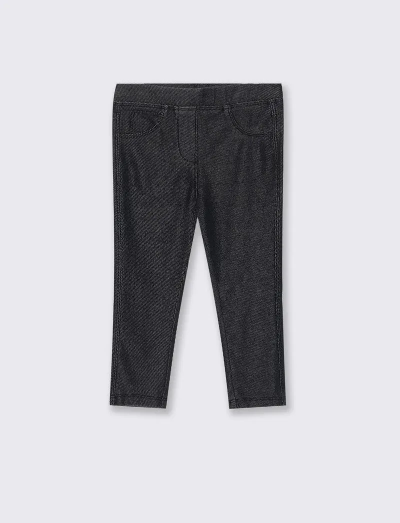Leggings in cotone - Nero
