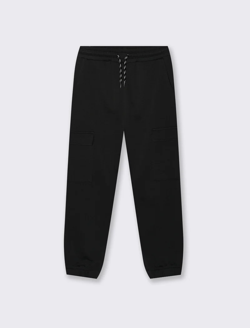 JOGGER MODELLO CARGO - Nero