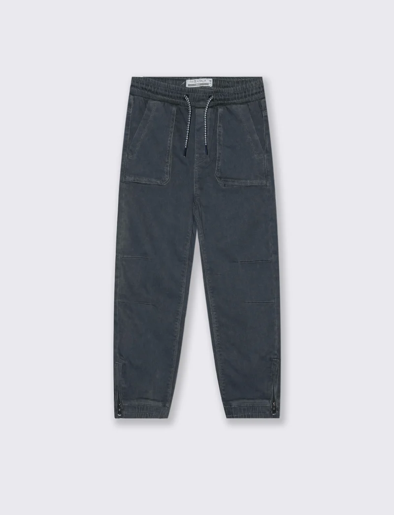 Jeans multicargo - Blu