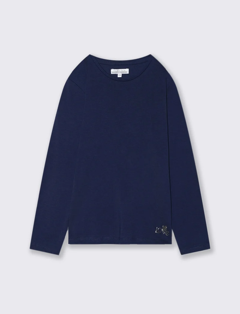 T-shirt maniche lunghe - Blu