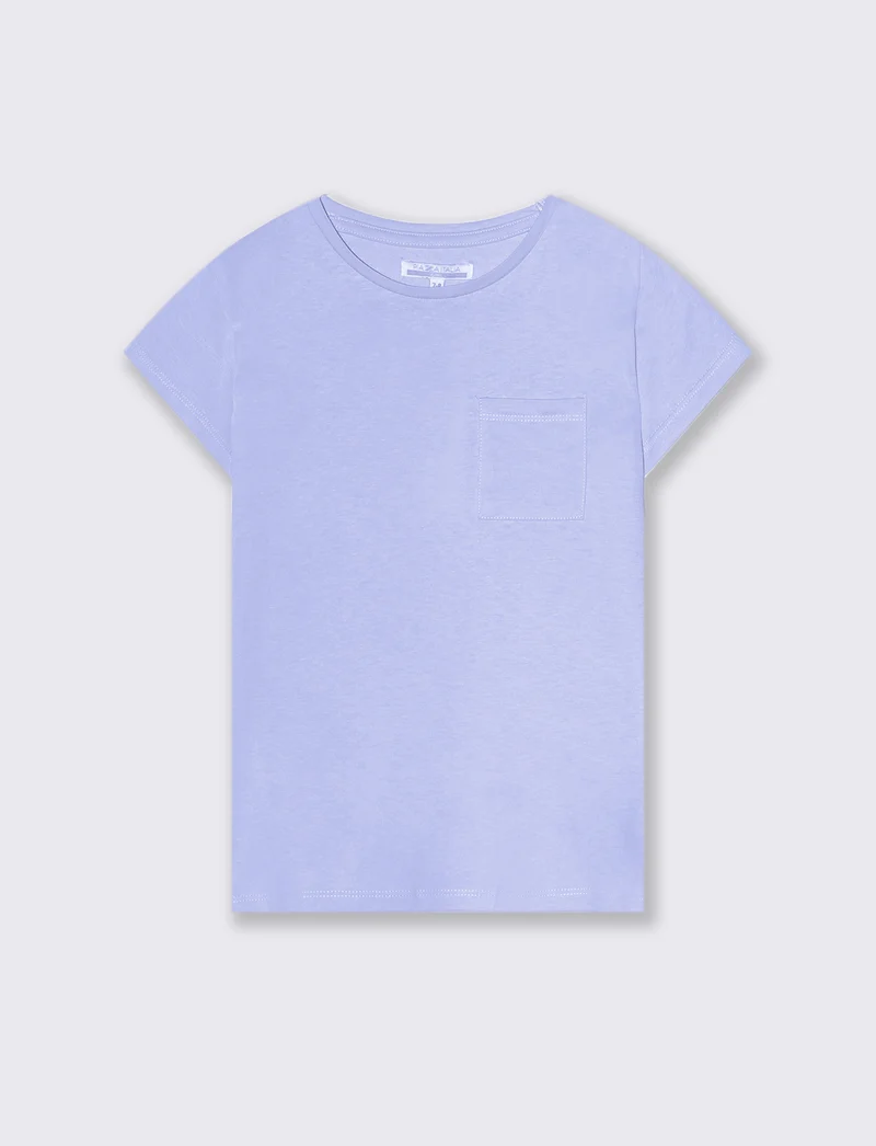T-shirt mezza manica - Azzurro