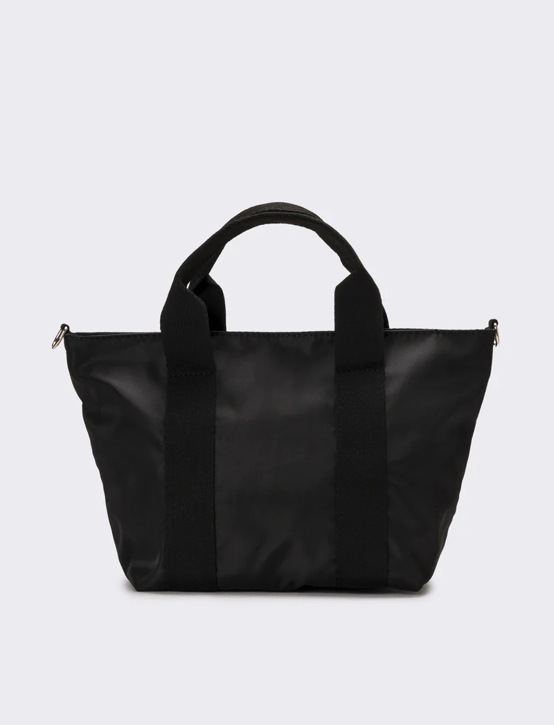Borsa donna in nylon piccola - Nero