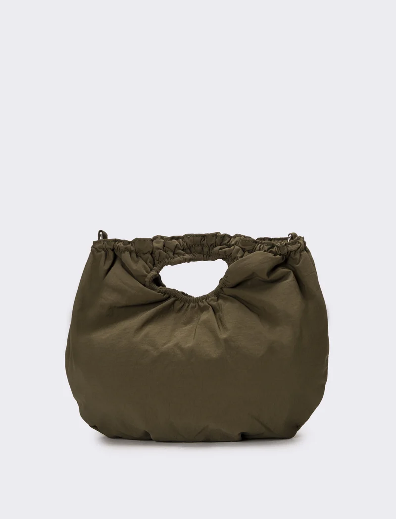 Borsa donna con manico arricciato - Ve.milit.
