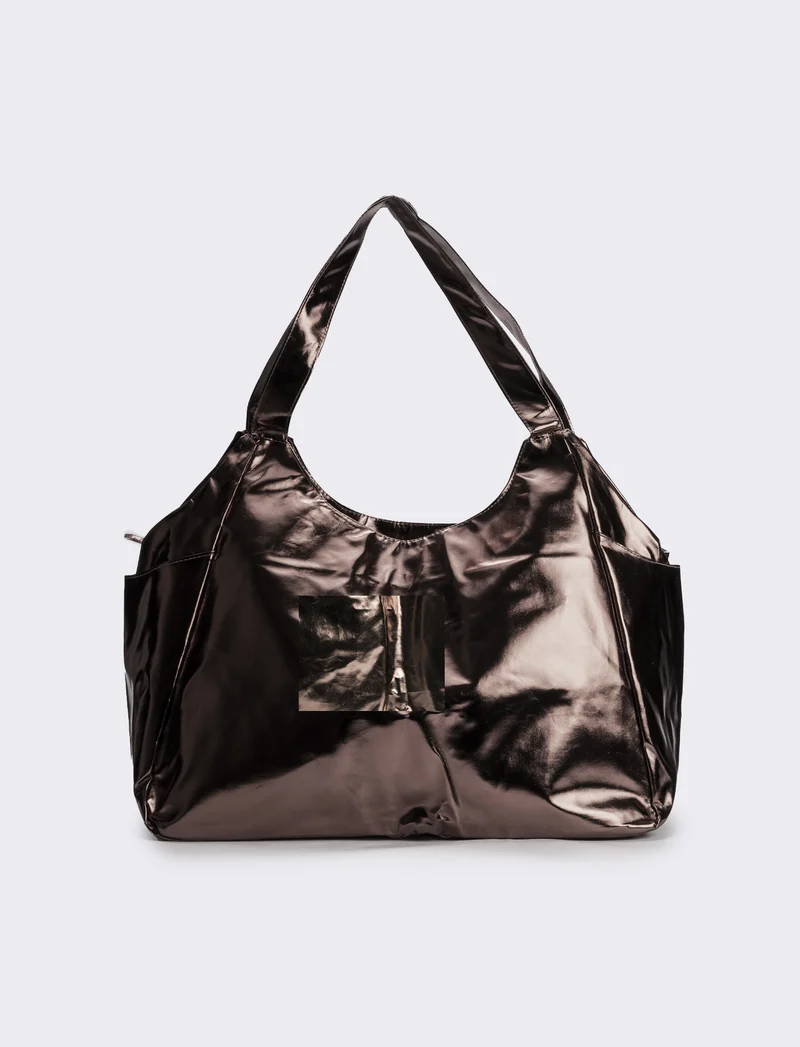 Borsa mare donna da spalla due manici - canna di fucile