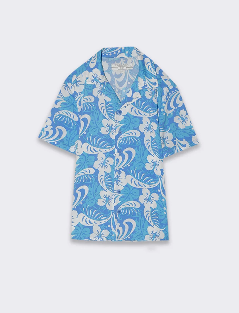 Camicia mare da bambino - Turchese