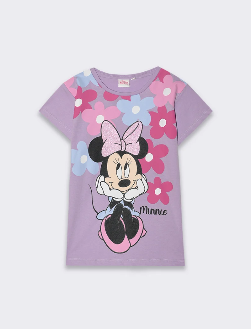 T-shirt Disney Minnie da bambina - Lilla