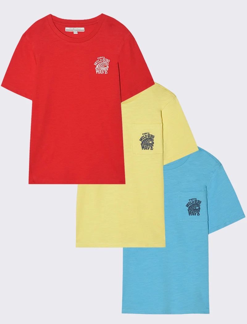 T-shirt 2pack da bambino - Rosso