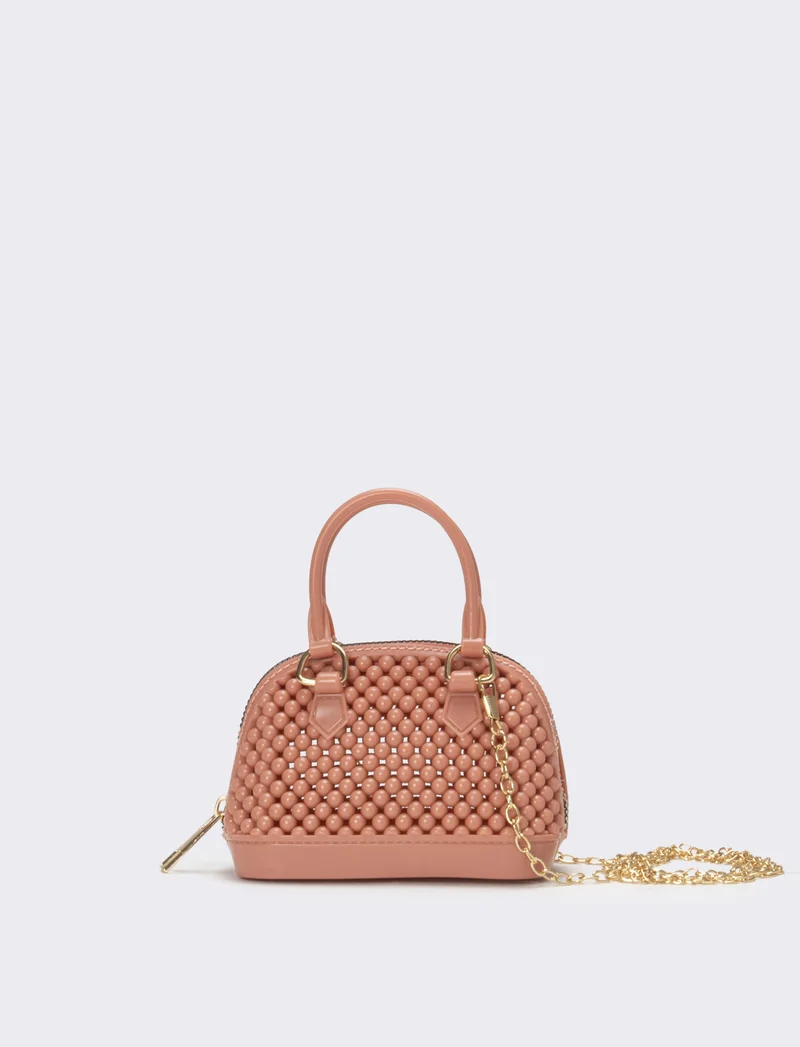 Bauletto bambina con bolle in pvc - Pesca