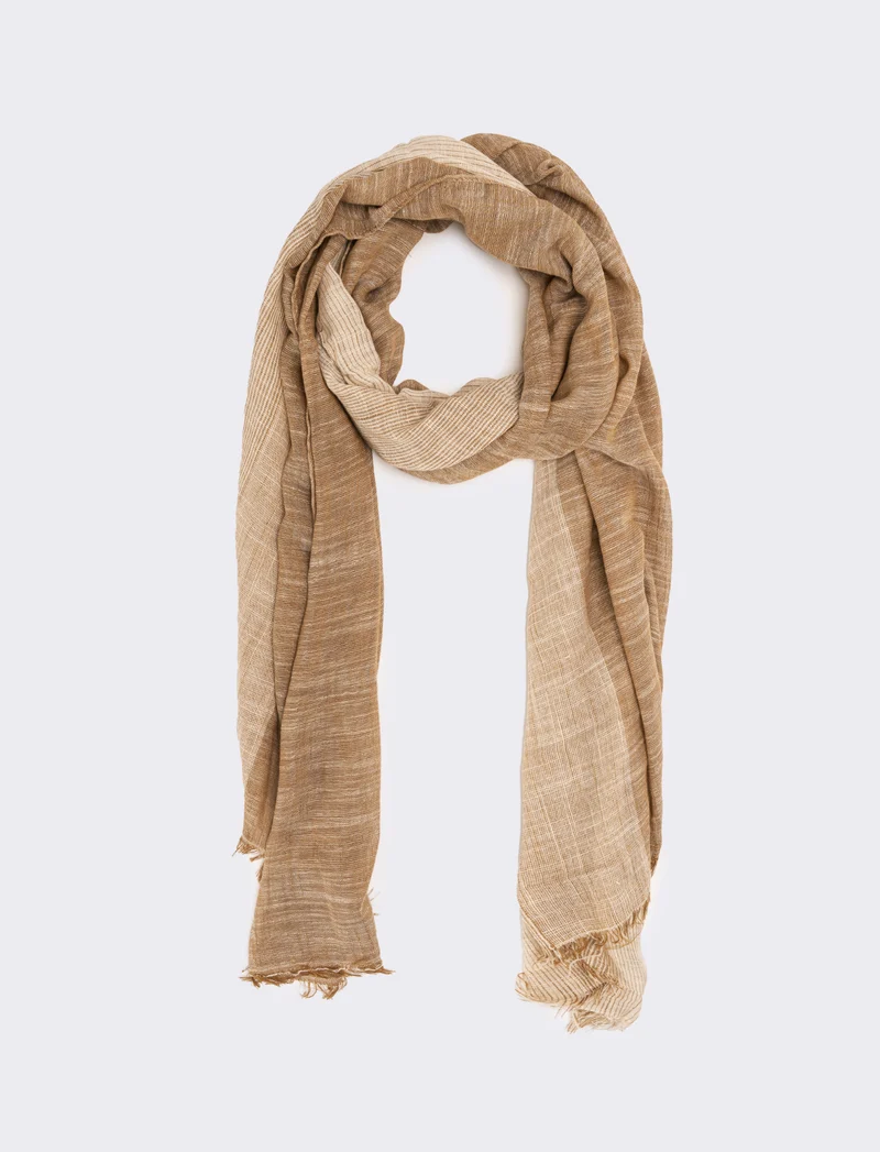 Foulard uomo bicolor - Beige