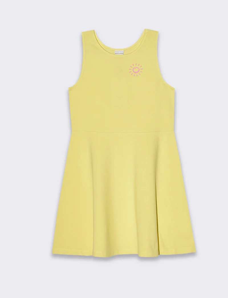 Abito estivo da bambina - Giallo